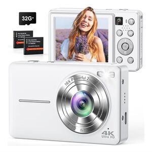 4K Digital Camera White